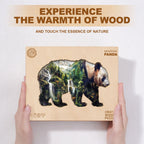 Mountain Panda Wooden Jigsaw Puzzle
