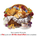 Cat’s Rest Wooden Jigsaw Puzzle