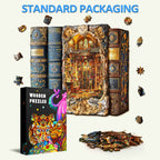 Story Realm Tome Wooden Jigsaw Puzzle