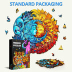 Sun And Moon Wooden Jigsaw Puzzle
