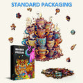 Coffee Dreams  Wooden Jigsaw Puzzle