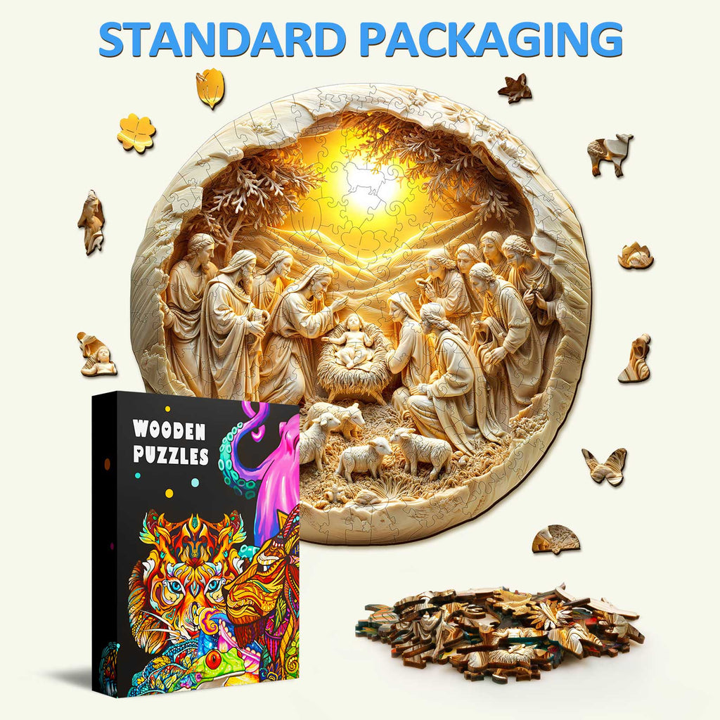Savior comes Wooden Jigsaw Puzzle