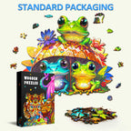 Frog Brothers Wooden Jigsaw Puzzle