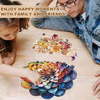Ocean Mandala Wooden Jigsaw Puzzle