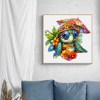 Beach Turtle Wooden Jigsaw Puzzle