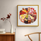 Delicious Cake Wooden Jigsaw Puzzle