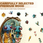 Insect Hippie Wooden Jigsaw Puzzle