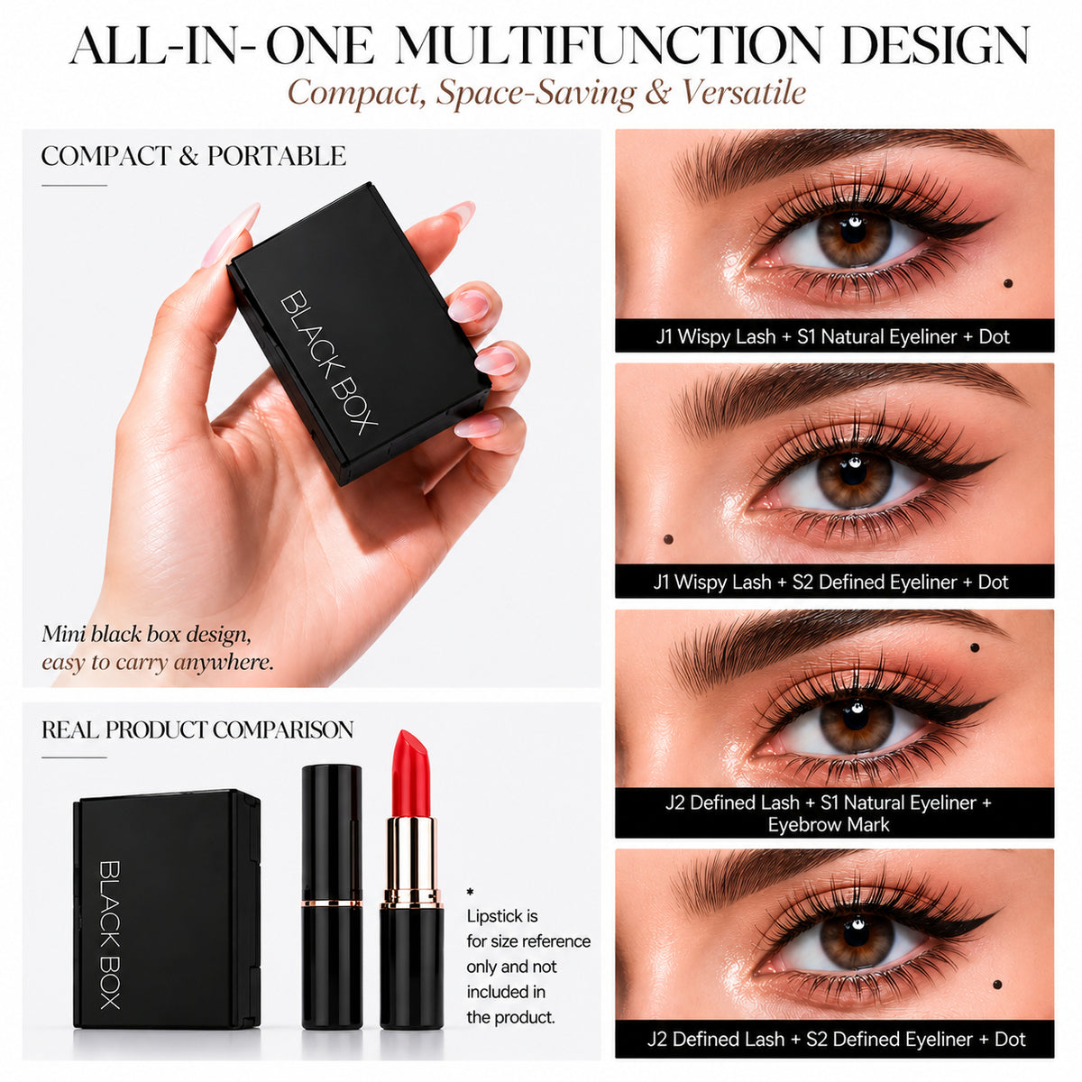 Lash & Liner Stamp Kit 3-in-1 Lower Lash & Eyeliner Stamp Kit