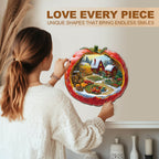 Tomato Winter Farm Wooden Jigsaw Puzzle