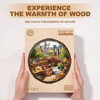 Rooftop Garden Wooden Jigsaw Puzzle