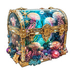 Jellyfish Chest Wooden Jigsaw Puzzle