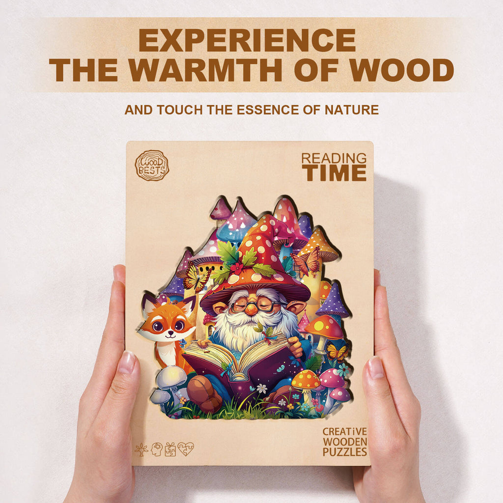 reading time Wooden Jigsaw Puzzle