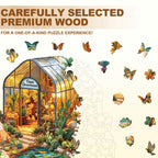 Oasis Greenhouse Wooden Jigsaw Puzzle