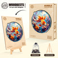 Bubble Goldfish Wooden Jigsaw Puzzle