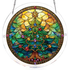 Jeweled Christmas Tree Light Suncatcher-Acrylic Window Art