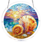 Ocean Echo Shell Light Suncatcher-Acrylic Window Art