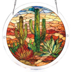 Sunset Cactus Light Suncatcher-Acrylic Window Art