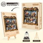 Porcelain Treasures Wooden Jigsaw Puzzle