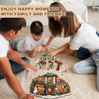Christmas Toy Store Wooden Jigsaw Puzzle