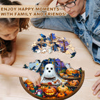 Halloween Party Wooden Jigsaw Puzzle
