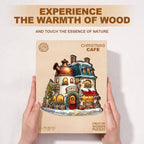 Christmas Cafe Wooden Jigsaw Puzzle
