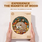 Forest Dreamers- Hedgehog Wooden Jigsaw Puzzle