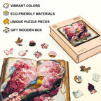 Petal Serenade Wooden Jigsaw Puzzle