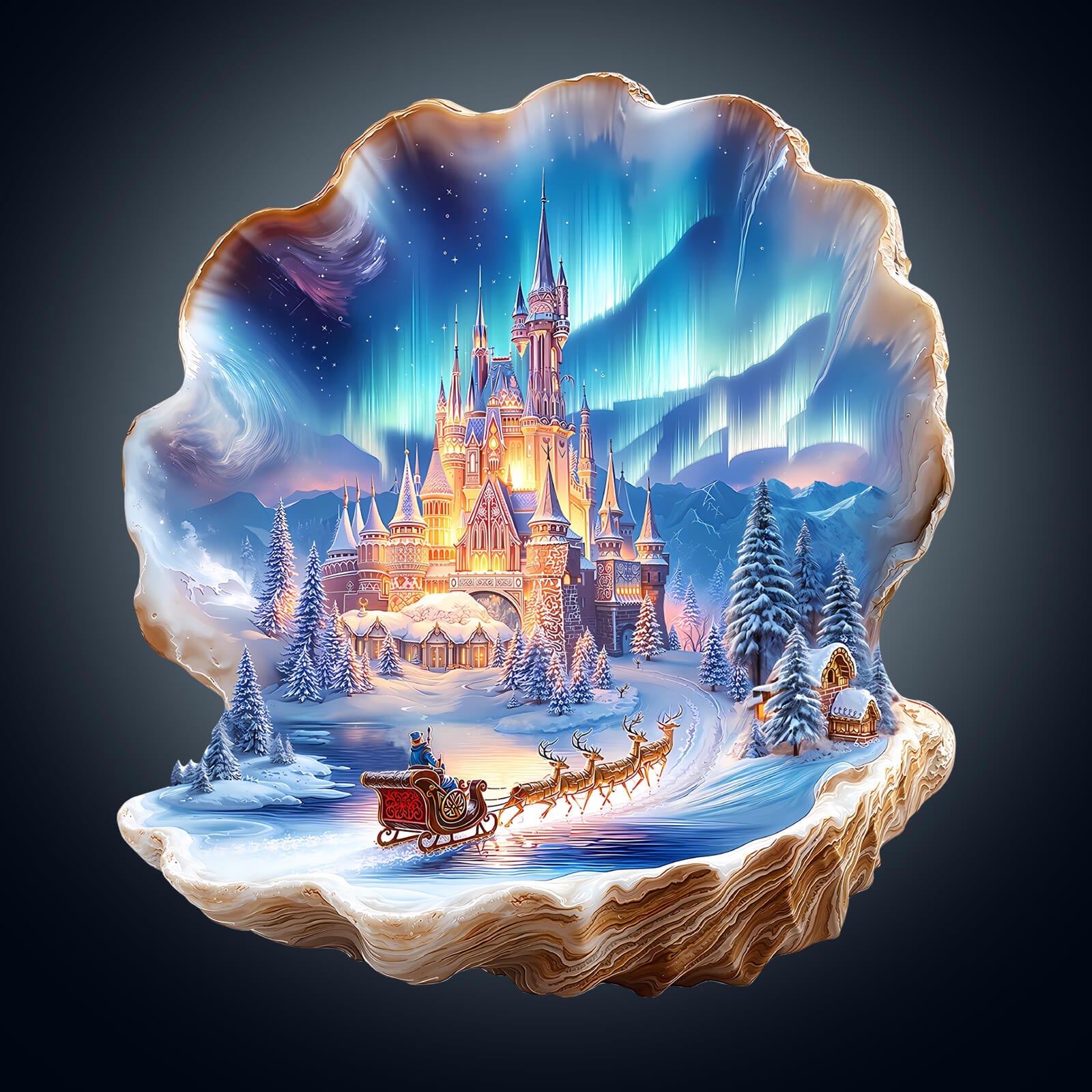 Shell Castle Wooden Jigsaw Puzzle