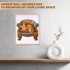 Kitten sofa Wooden Jigsaw Puzzle