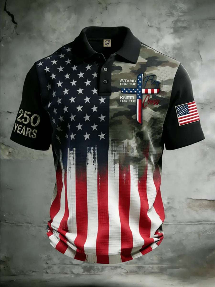 Men's America Anniversary Short-Sleeve Polo Shirt