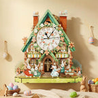 Easter Egg Hut– DIY Wooden Clock, 3D Puzzle Craft Kit