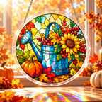 Tanksgiving Acrylic Jigsaw Puzzle Suncatcher - Harvest Bouquet
