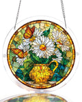 Daisy Butterfly Garden Light Suncatcher-Acrylic Window Art