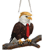 5D DIY Diamond Painting Suncatcher Kit - Trump Eagle Hero