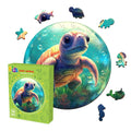 Cute Turtle Children's Wooden Jigsaw Puzzle