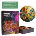 Butterflies and Flowers Wooden Jigsaw Puzzle