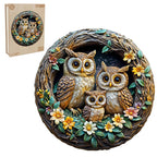3D warm family Wooden Jigsaw Puzzle