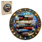 Magic tome-2 Wooden Jigsaw Puzzle