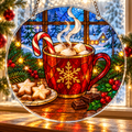 Christmas Acrylic Jigsaw Puzzle Suncatcher - Cocoa Treats