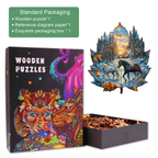 Winter of the stallion Wooden Jigsaw Puzzle