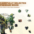 Mountain Panda Wooden Jigsaw Puzzle