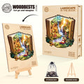 Landscape in the book Wooden Jigsaw Puzzle