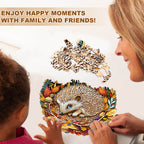 Forest Dreamers- Hedgehog Wooden Jigsaw Puzzle