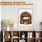 Sleep Library-Rabbit Wooden Jigsaw Puzzle