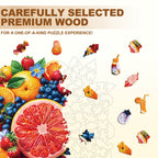 Fruit Party Wooden Jigsaw Puzzle
