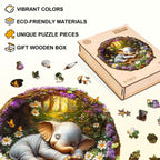 Dream Elephant Wooden Jigsaw Puzzle