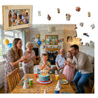Personalized Photo Wooden Puzzle - Birthday Theme