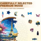 Paris by Night Wooden Jigsaw Puzzle