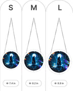 Moonlit Guardian Light Suncatcher-Acrylic Window Art