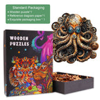 Steampunk Doctor Octopus Wooden Jigsaw Puzzle